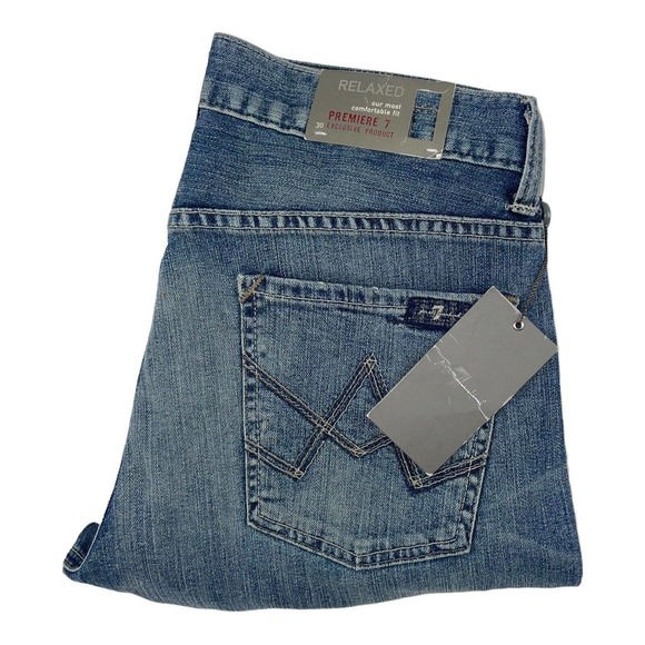 For All Mankind Men's A Pocket Austyn Relaxed Straight Leg Jean